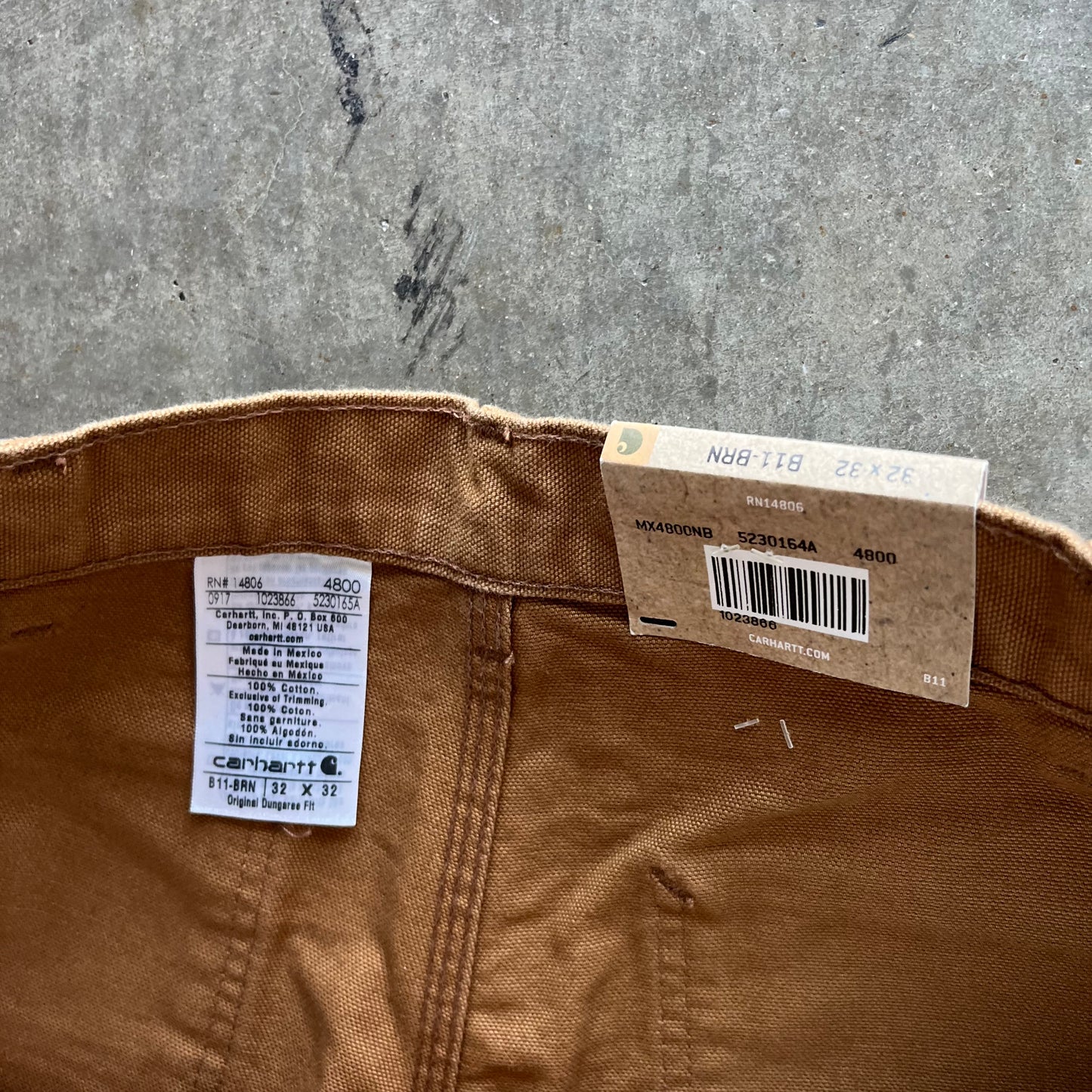 32x32 00s DS Carhartt Bottoms