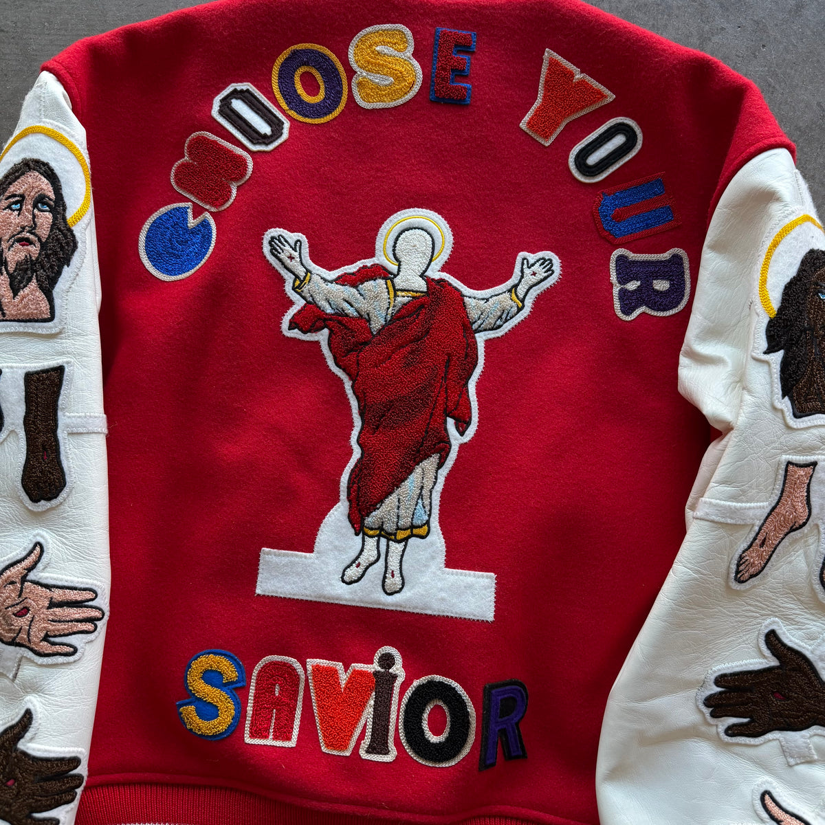 S Saint Mxxxxx x Denim Tears Stadium Jacket