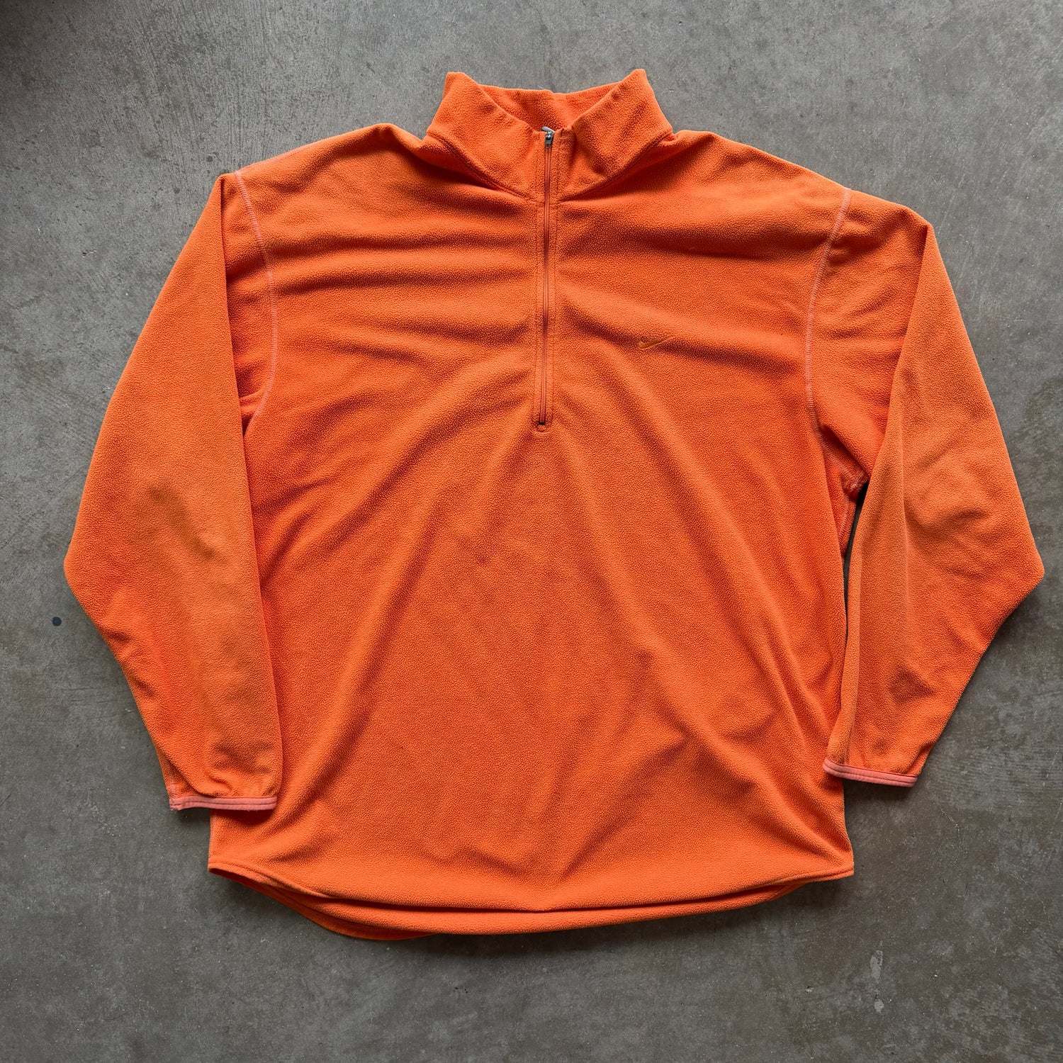 XL 00s Orange Nike Quarter Zip