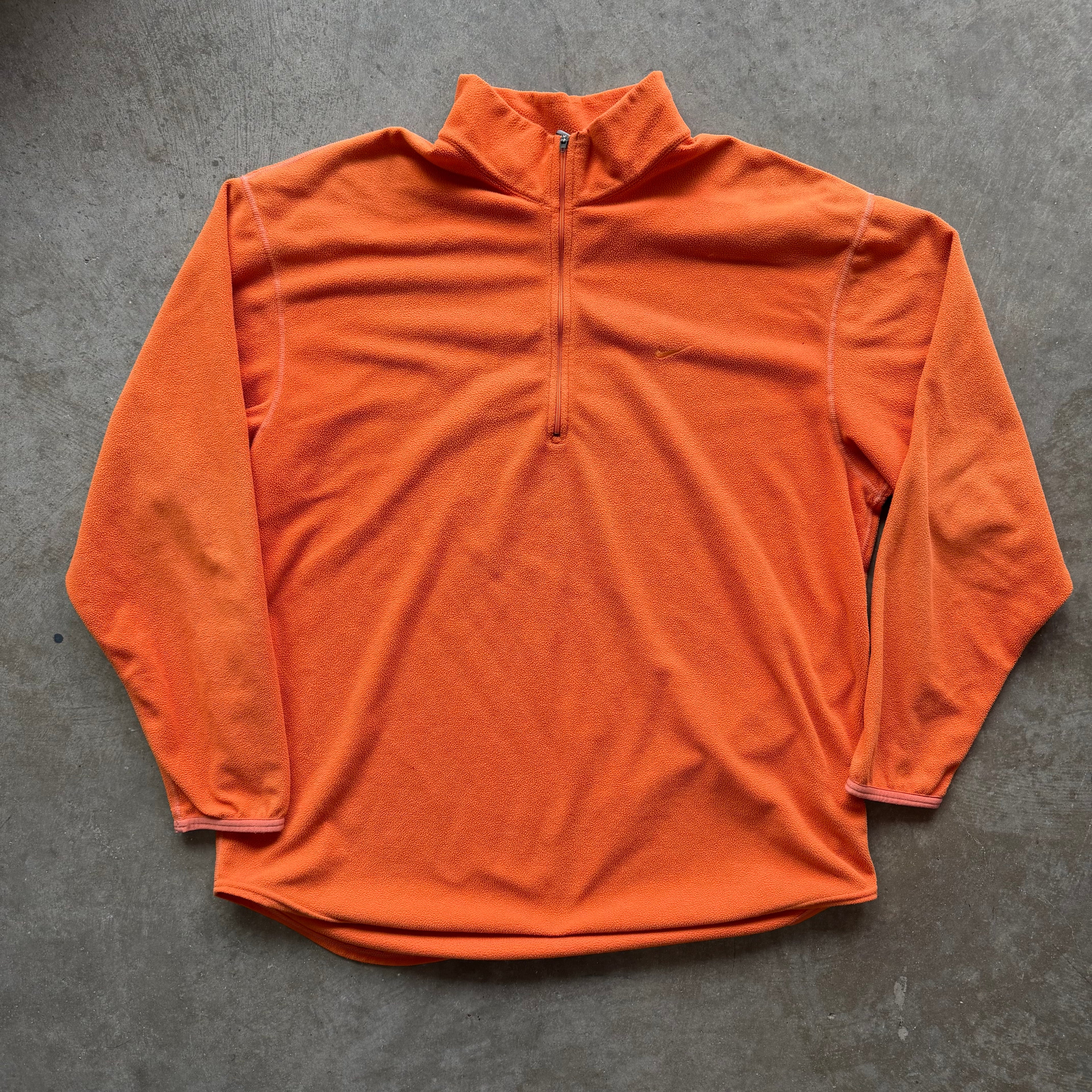 XL 00s Orange Nike Quarter Zip