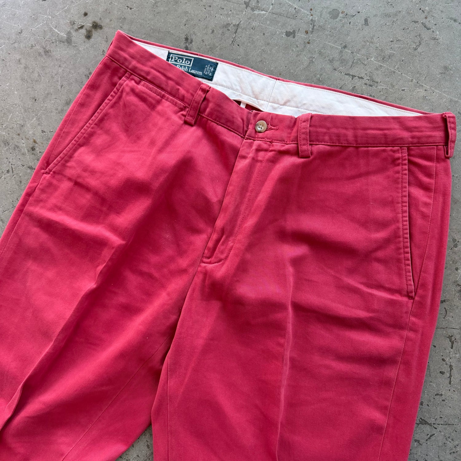 34x30 90s Pink Polo Pants