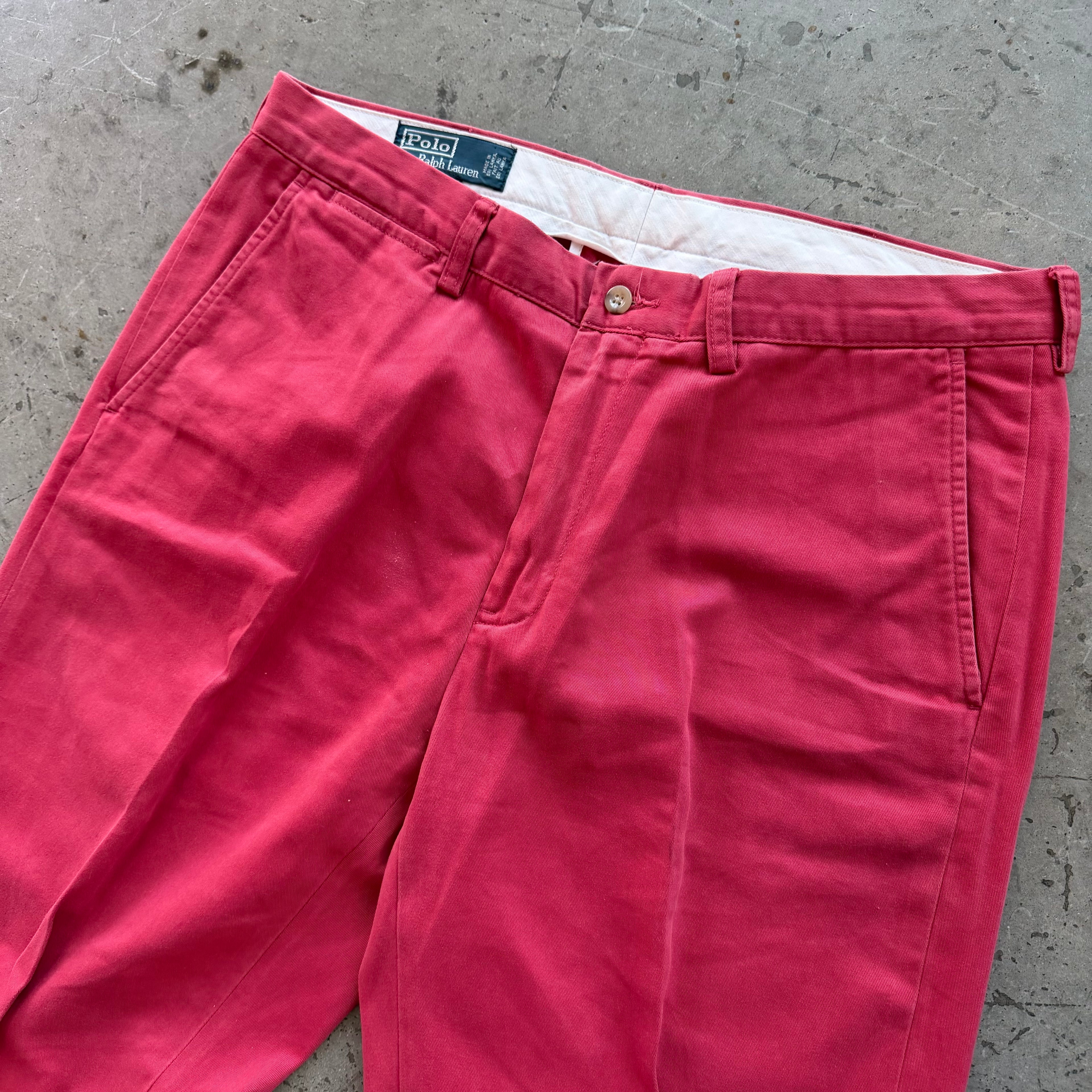 34x30 90s Pink Polo Pants