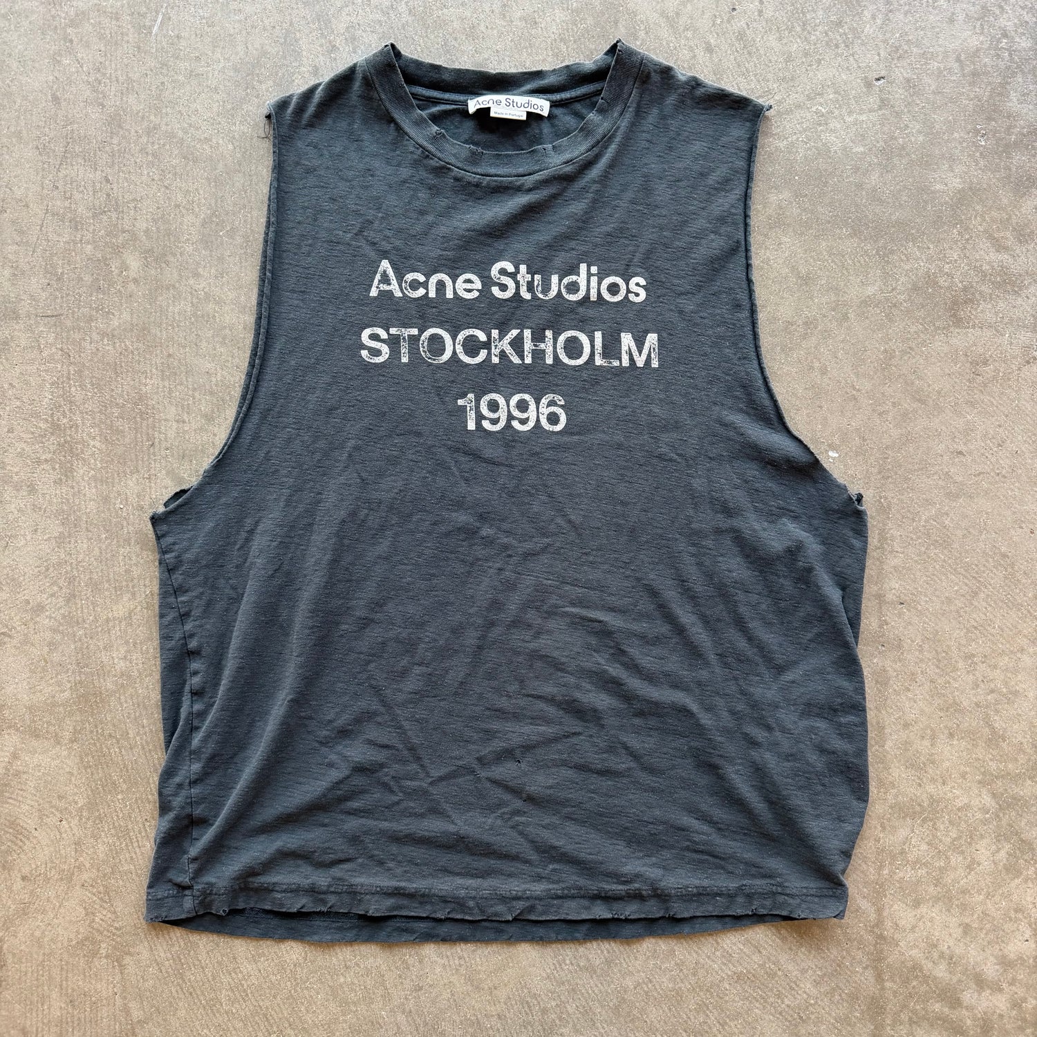 M Acne Studios Stockholm Cutoff Black