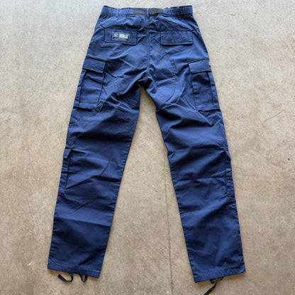 34x35 Corteiz Guerillaz Navy Cargo Pants