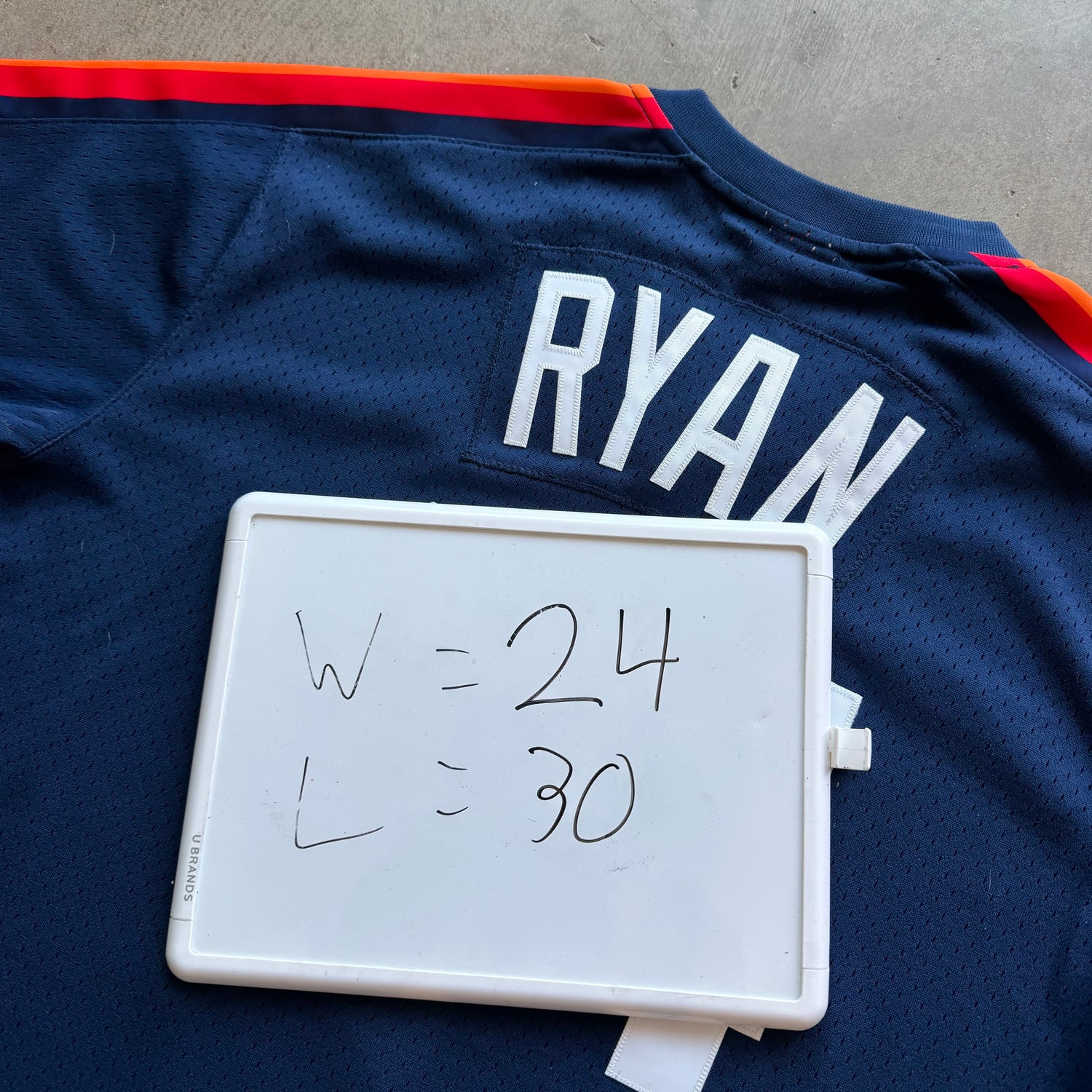 L Retro Nolan Ryan Astros Jersey