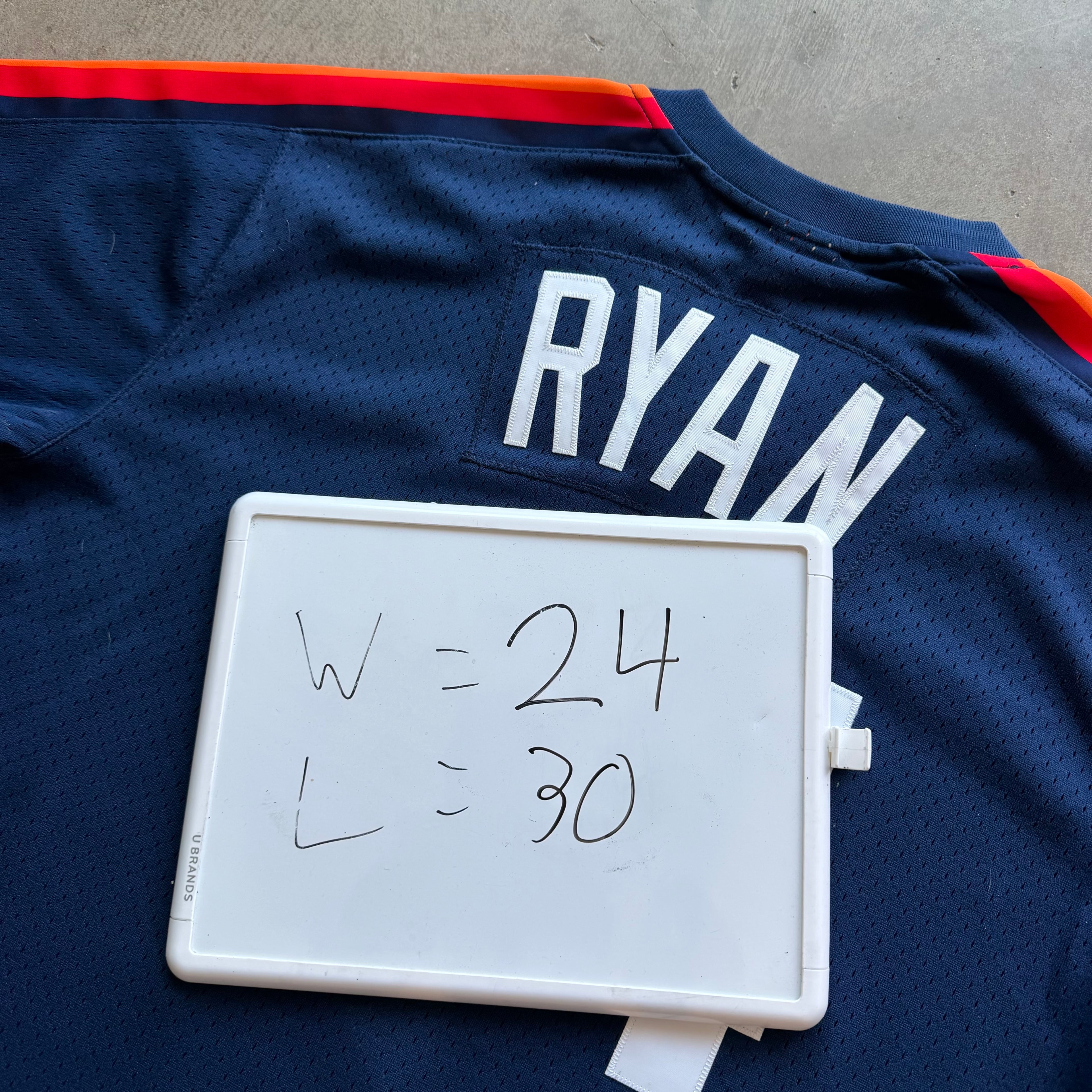 L Retro Nolan Ryan Astros Jersey