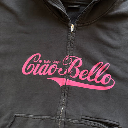 L Balenciaga Ciao-Bello Full Zip Hoodie