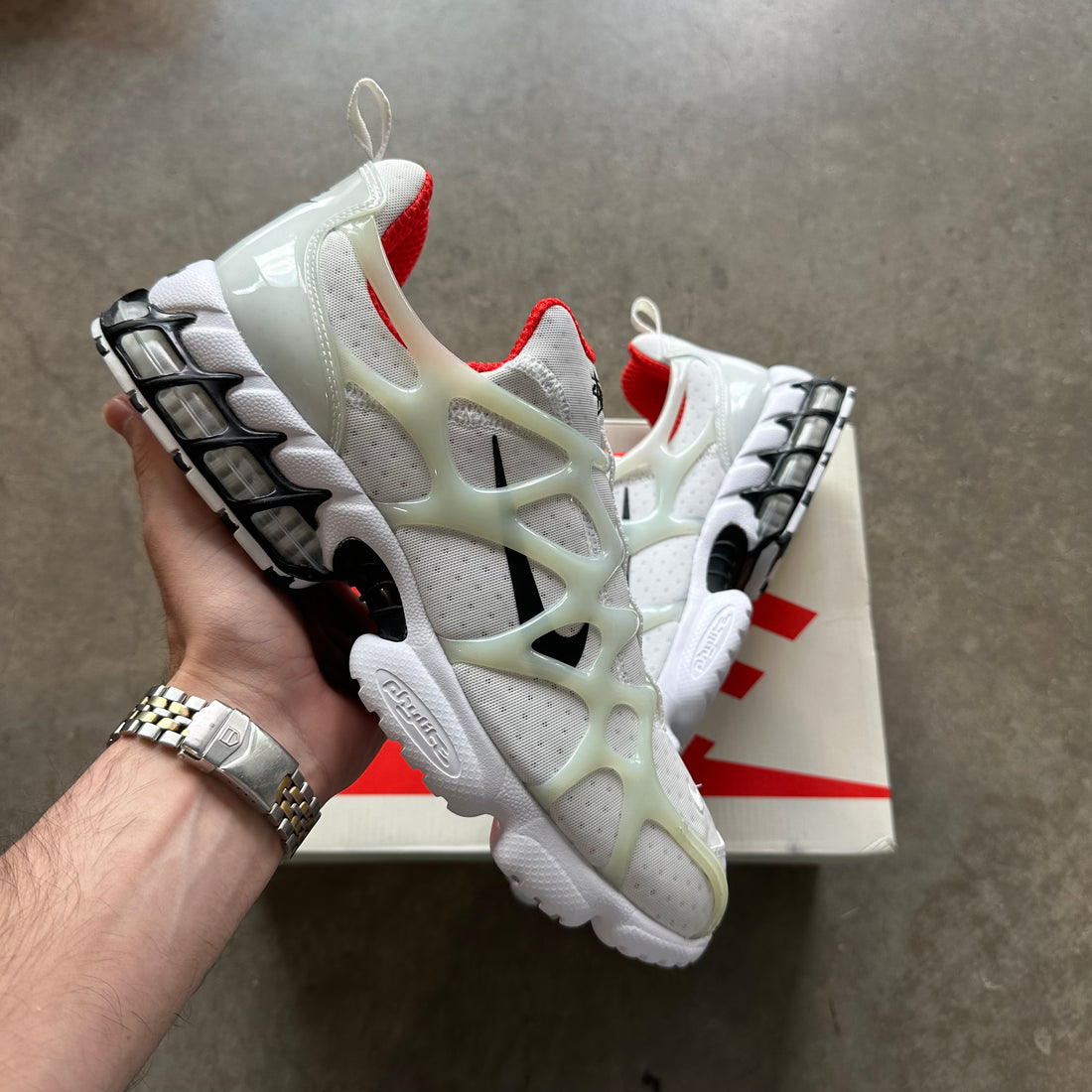9.5 Stussy Spiridon White