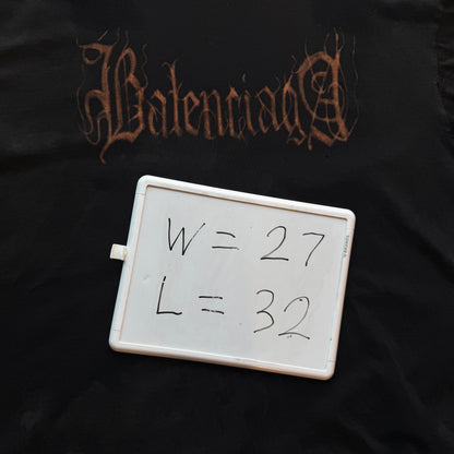XL Balenciaga Heavy Metal Logo Tee
