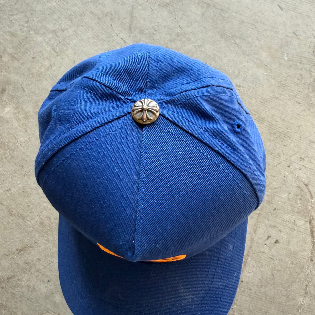 Chrome Hearts CH Baseball Hat Blue/Orange
