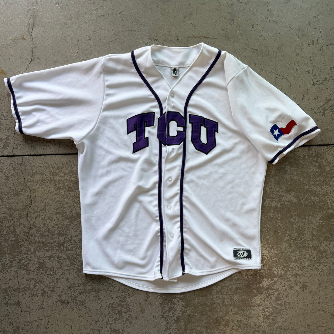 XXL 90s TCU Baseball Jersey