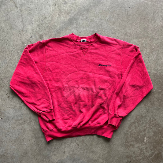 XL 90s Red Champion Crewneck