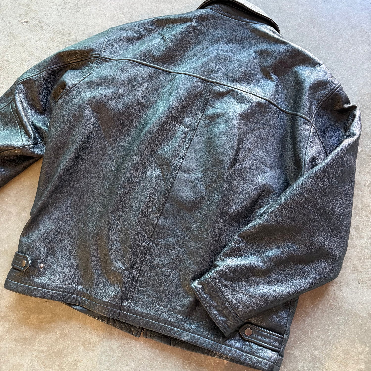 XXL 90s LOGG Leather Jacket
