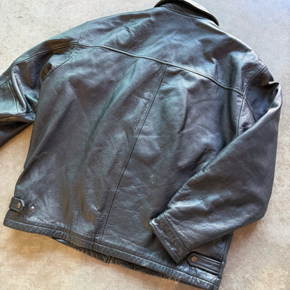 XXL 90s LOGG Leather Jacket