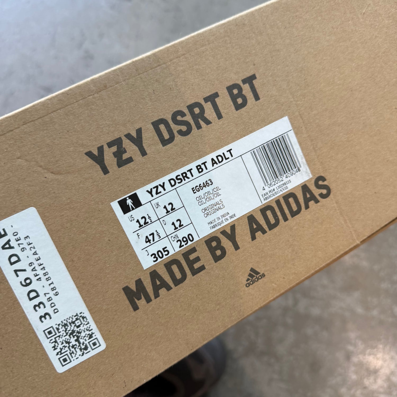 12.5 Used Yeezy DSRT Boot “Oil”