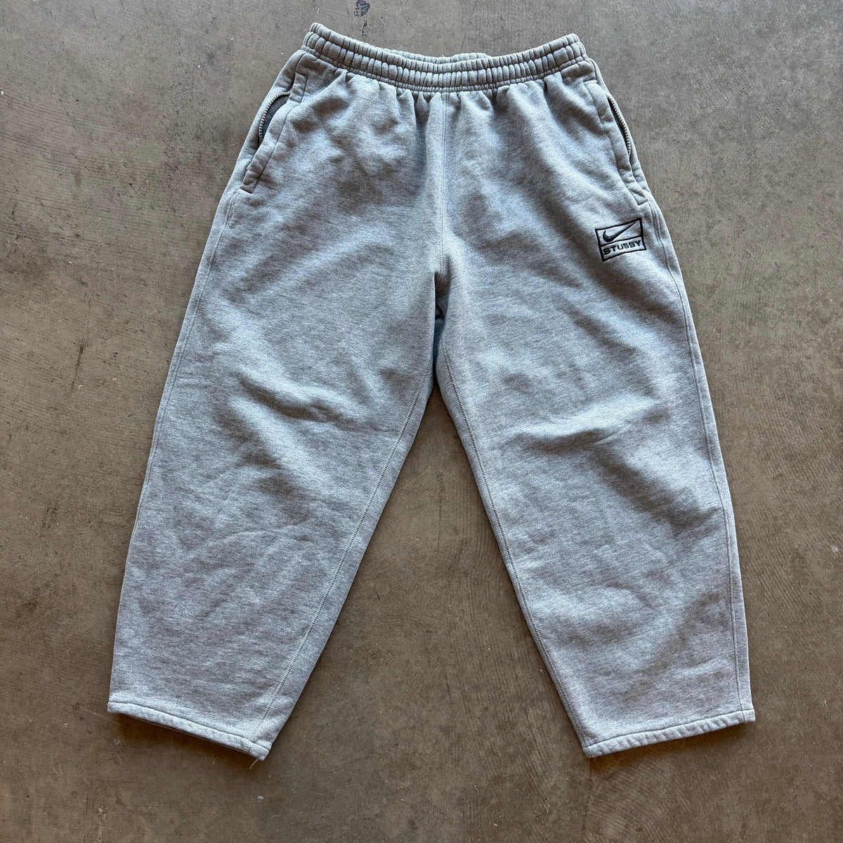 L Nike x Stussy Grey Sweatpants