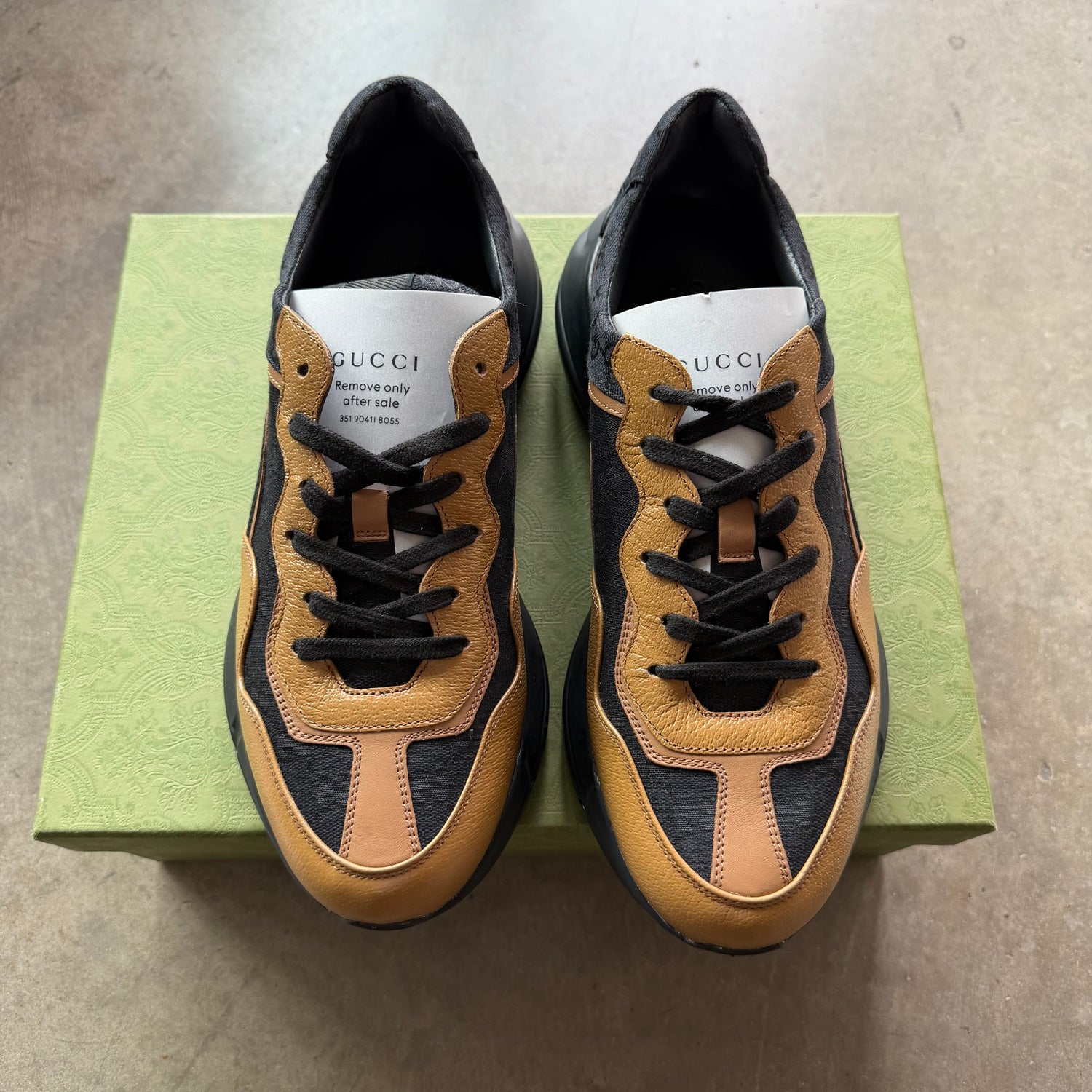 10 Gucci Rhyton Brown Black Monogram
