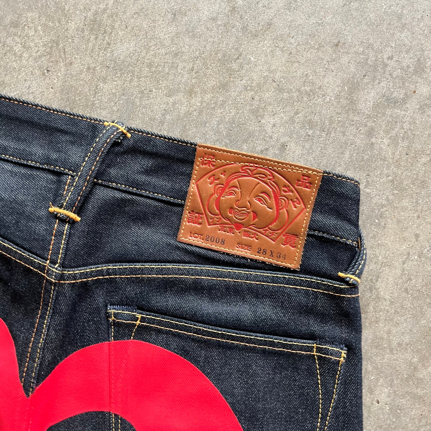 30x32 Red Devil Evisu Jeans