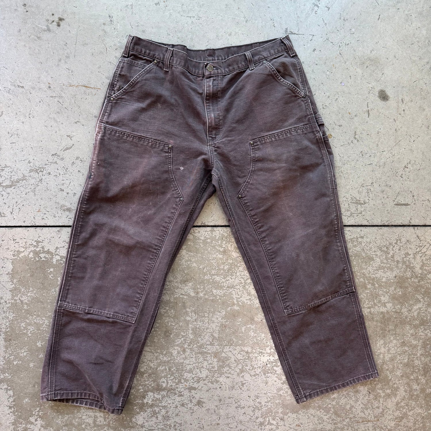 38x32 Faded Carhartt Double Knees