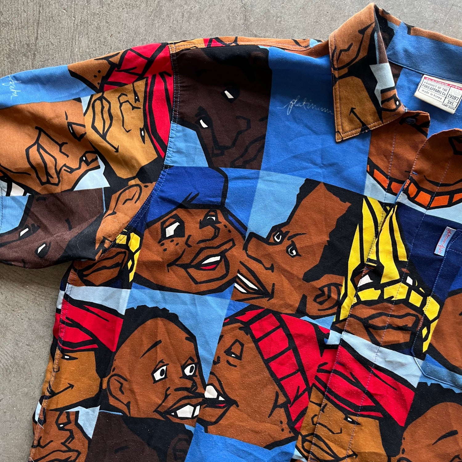XXXL 00s Fubu Fat Albert Button Up