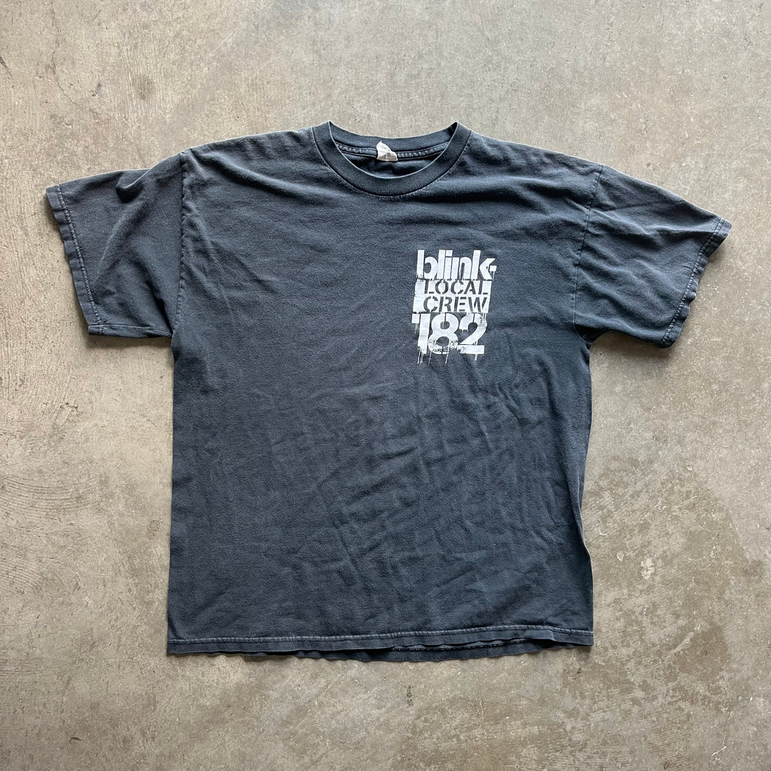 XL 00s Blink 182 Crew Tee