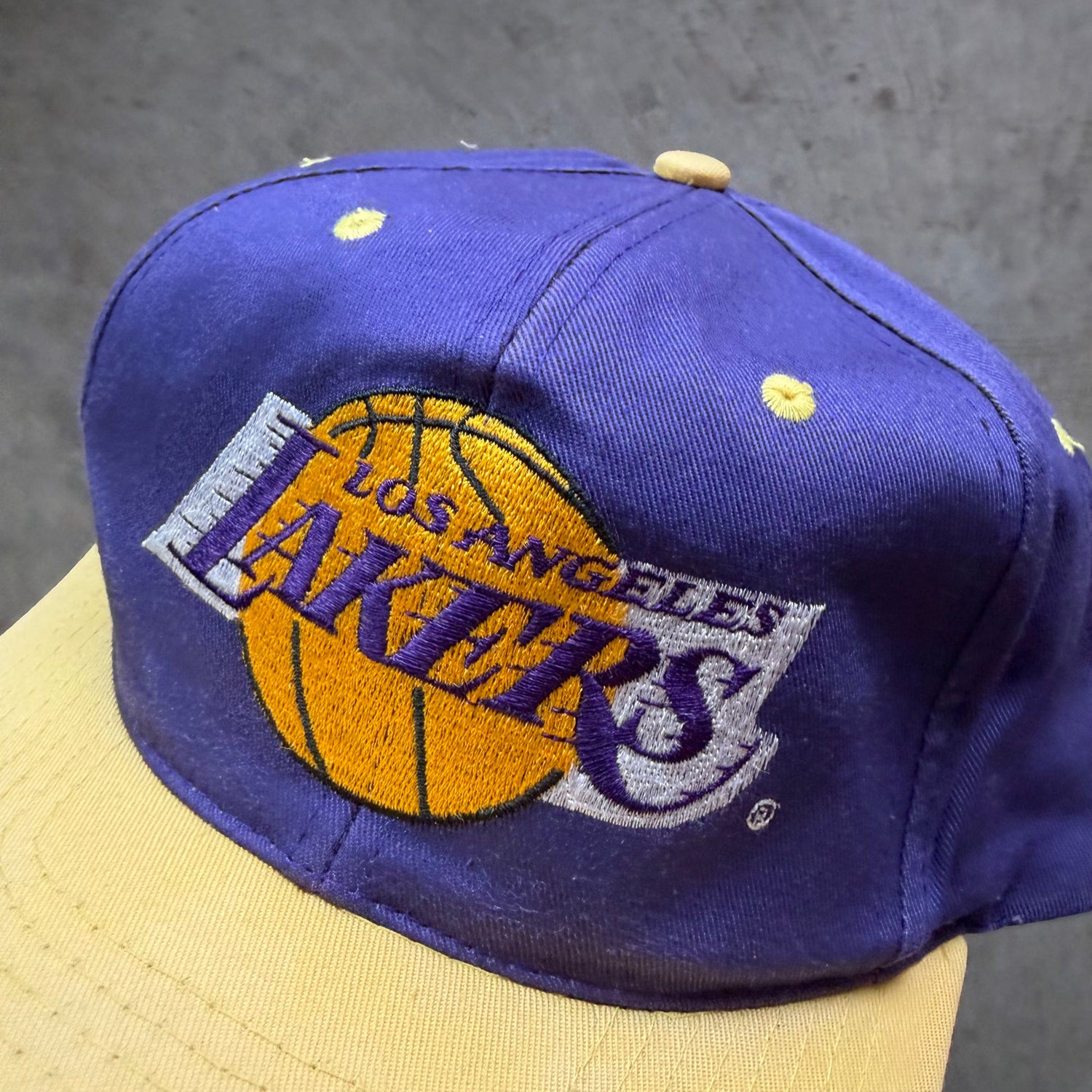 90s Lakers SnapBack Hat