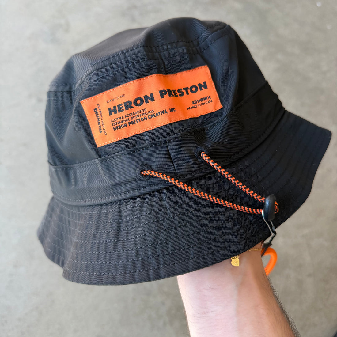 Heron Preston Sport Bucket Hat Black