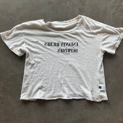 M Enfants Riches Deprimes Reversible Logo Tee White