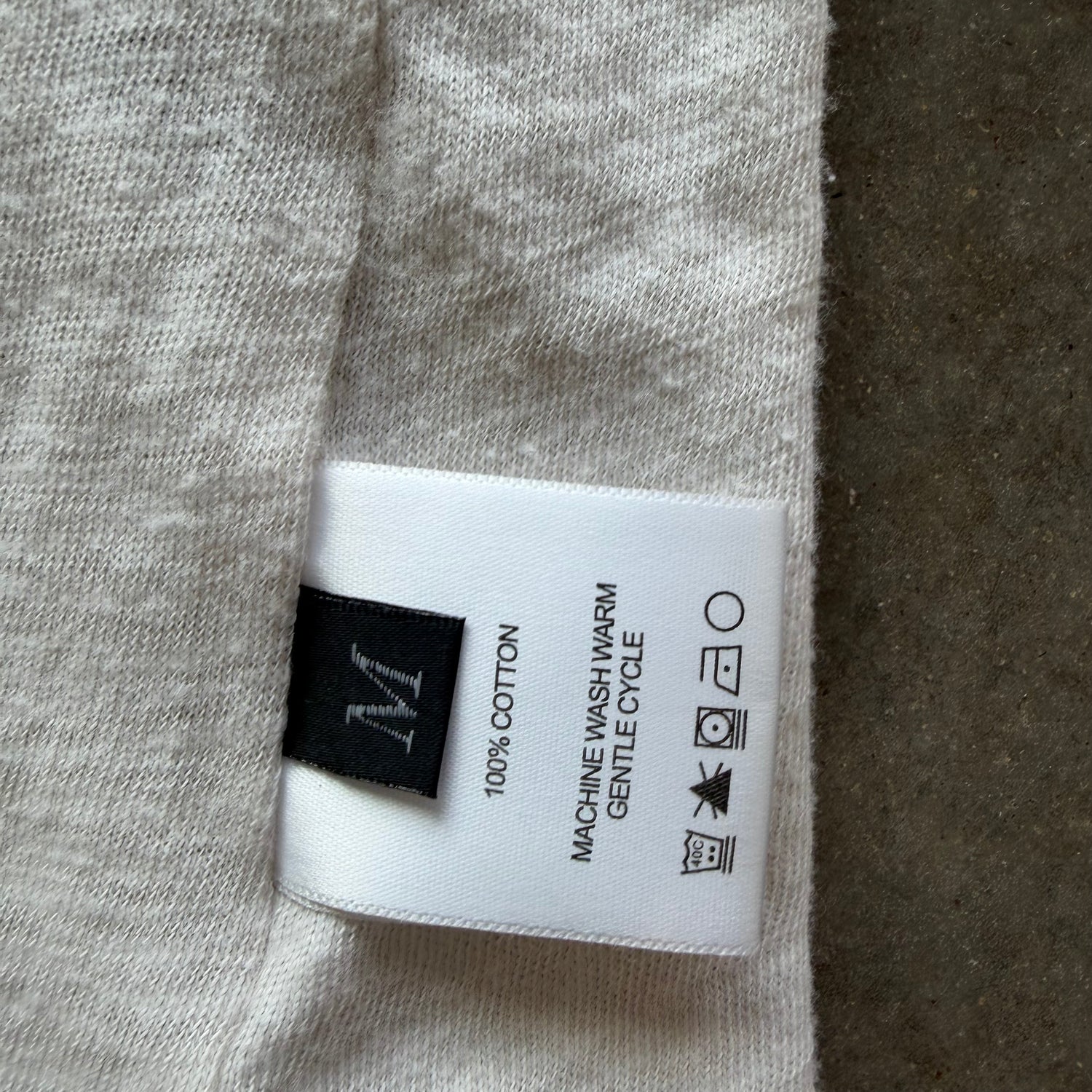 M Enfants Riches Deprimes Reversible Logo Tee White