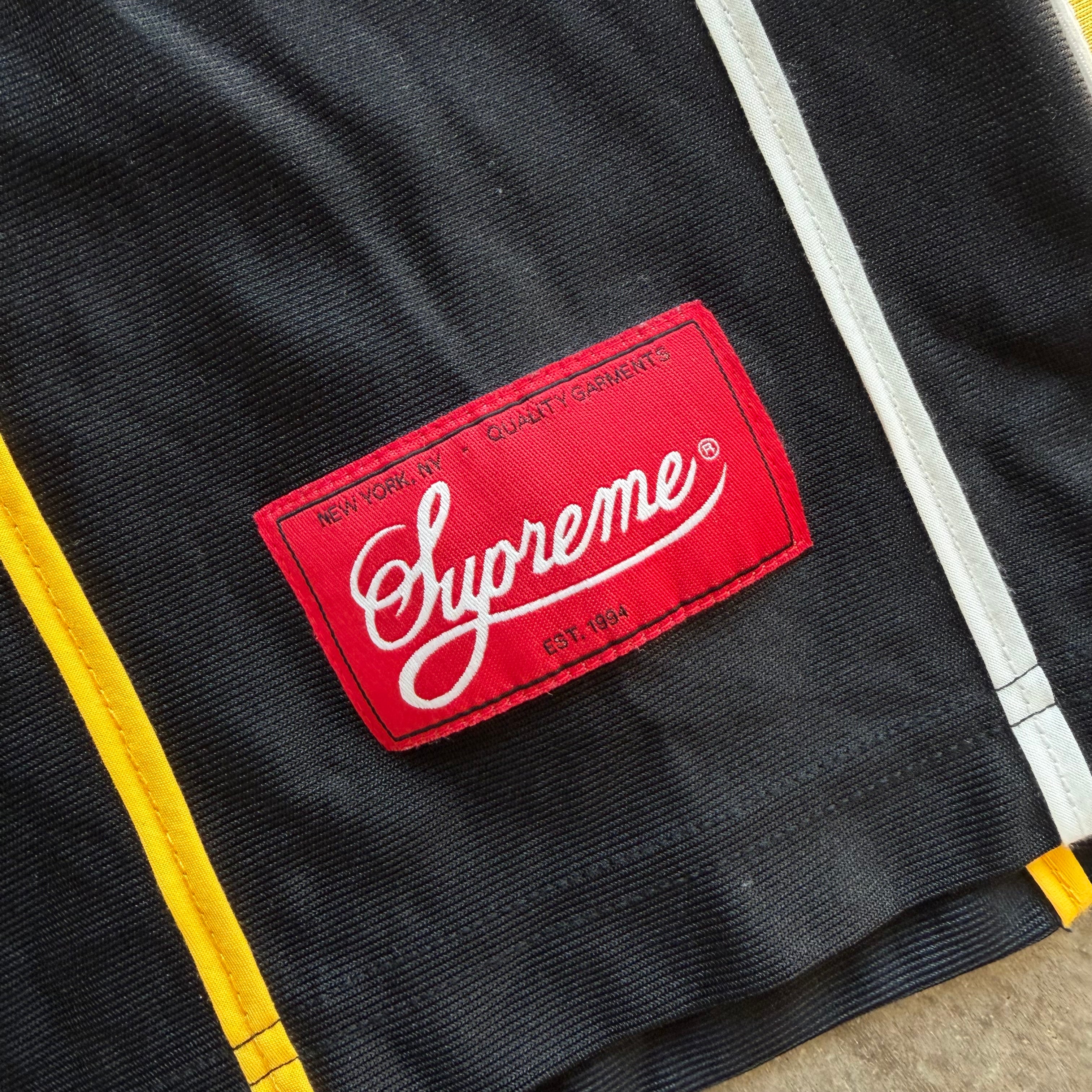 S St Supreme Black &amp; Gold Basketball Jersey