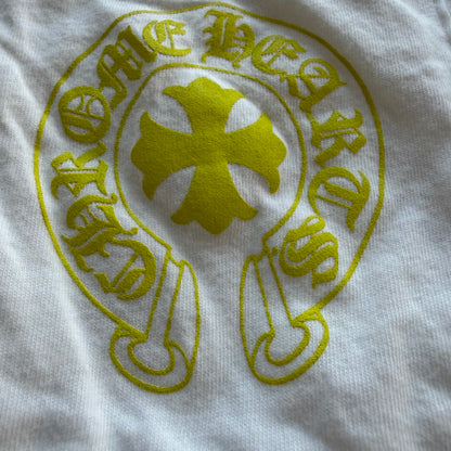L Chrome Hearts Neon Eyechart L/S White