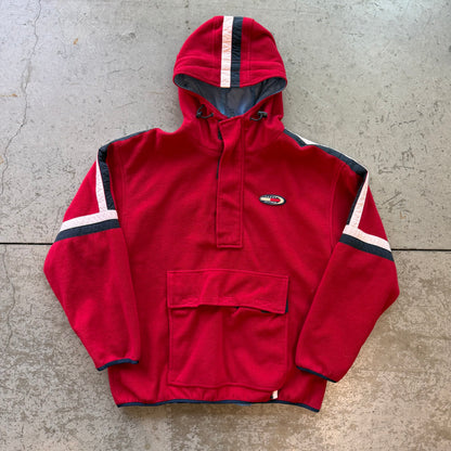 L 00s Tommy Hilfiger Hooded Fleece Quarterzip