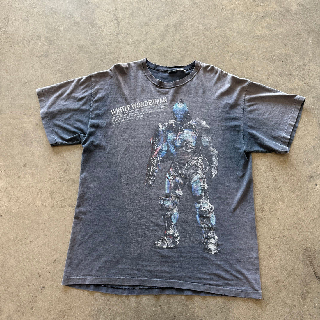 XL Batman Mr Freeze Movie Promo Tee