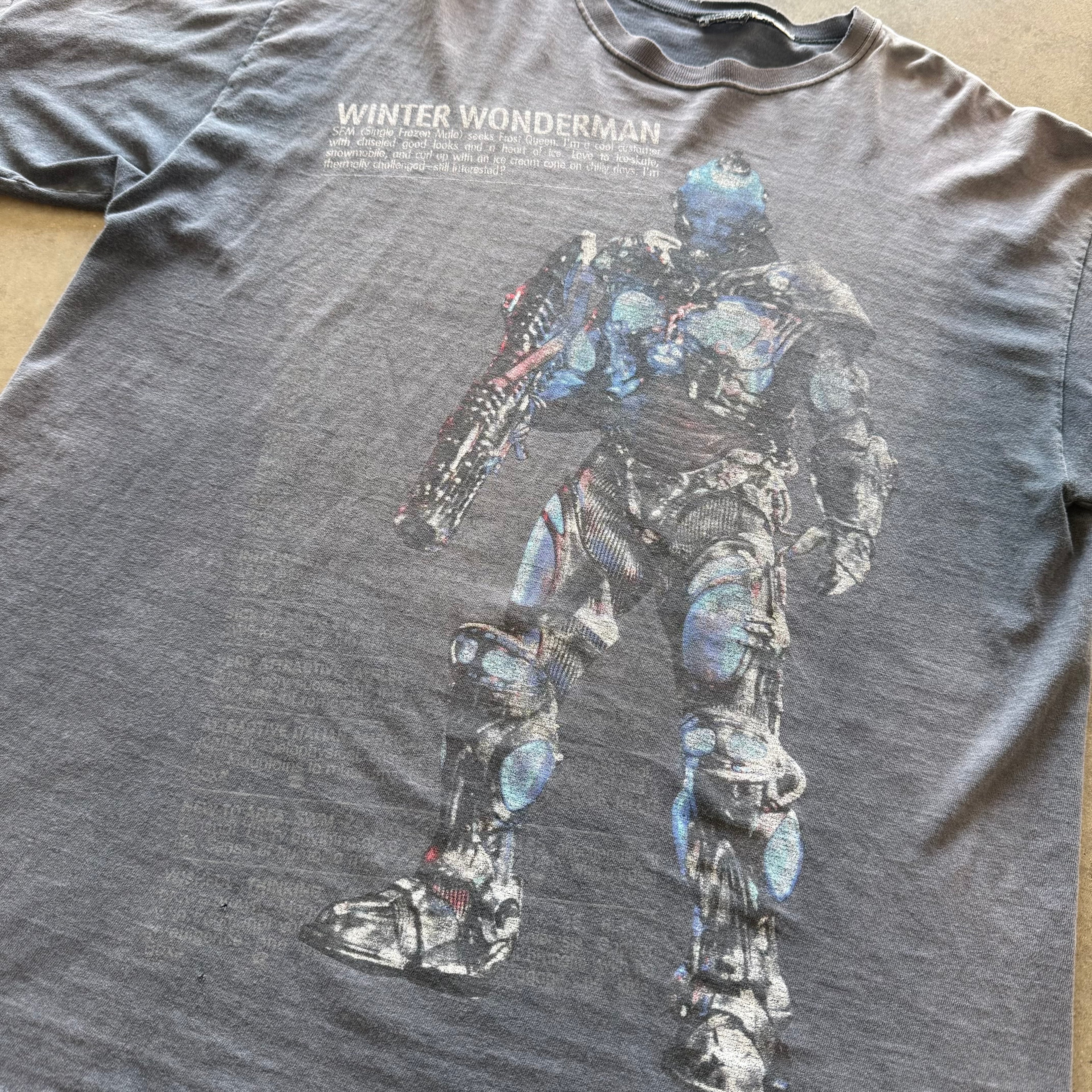 XL Batman Mr Freeze Movie Promo Tee