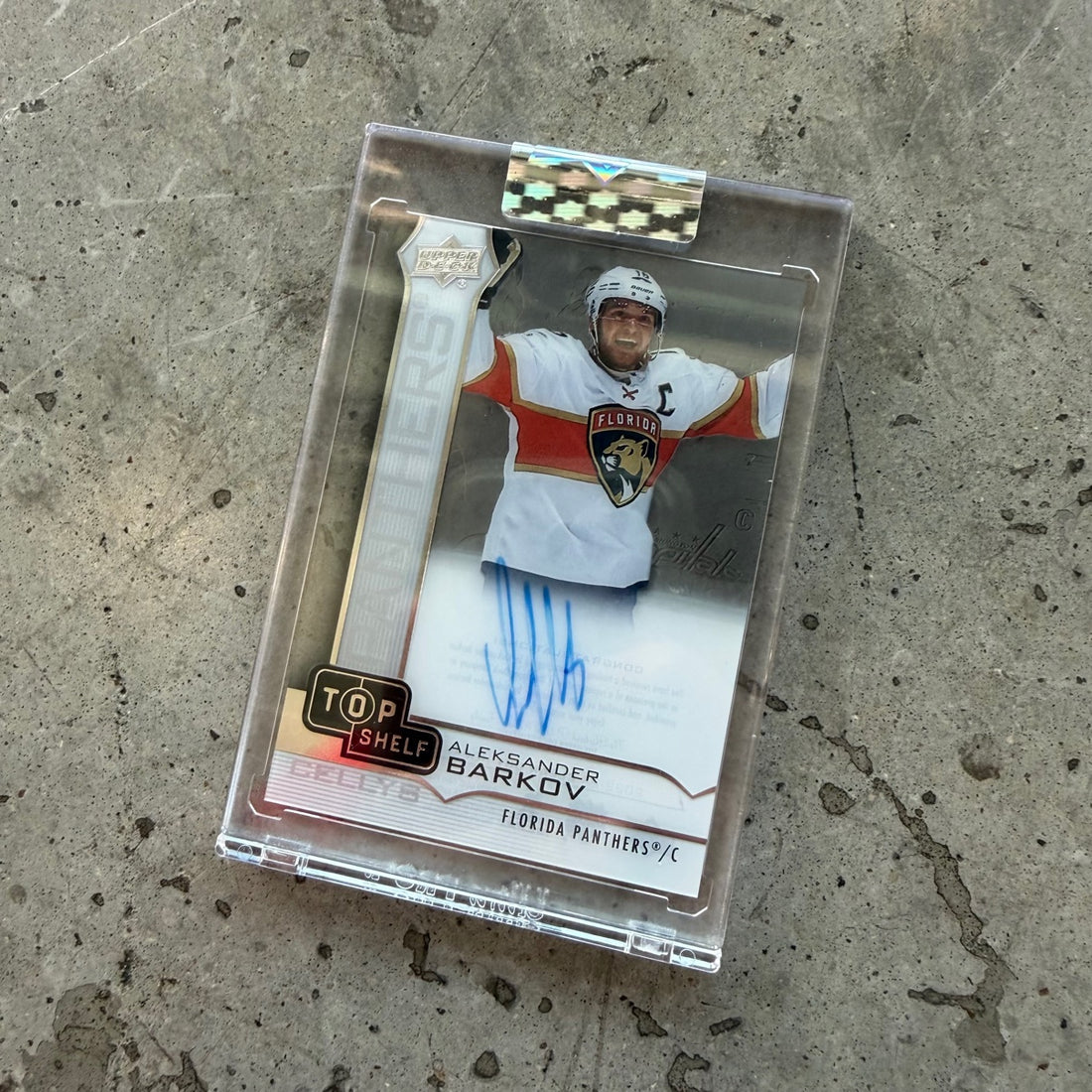 2022-23 Clear Cut Aleksander Barkov Top Shelf Cellys Auto TS-AB