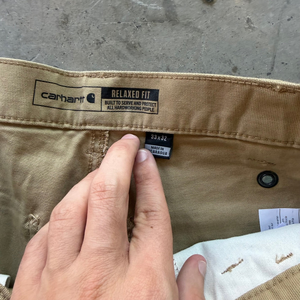 33x32 Carhartt Work Pants
