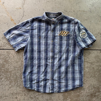 XL Harley Davidson Plaid Button Up Shirt