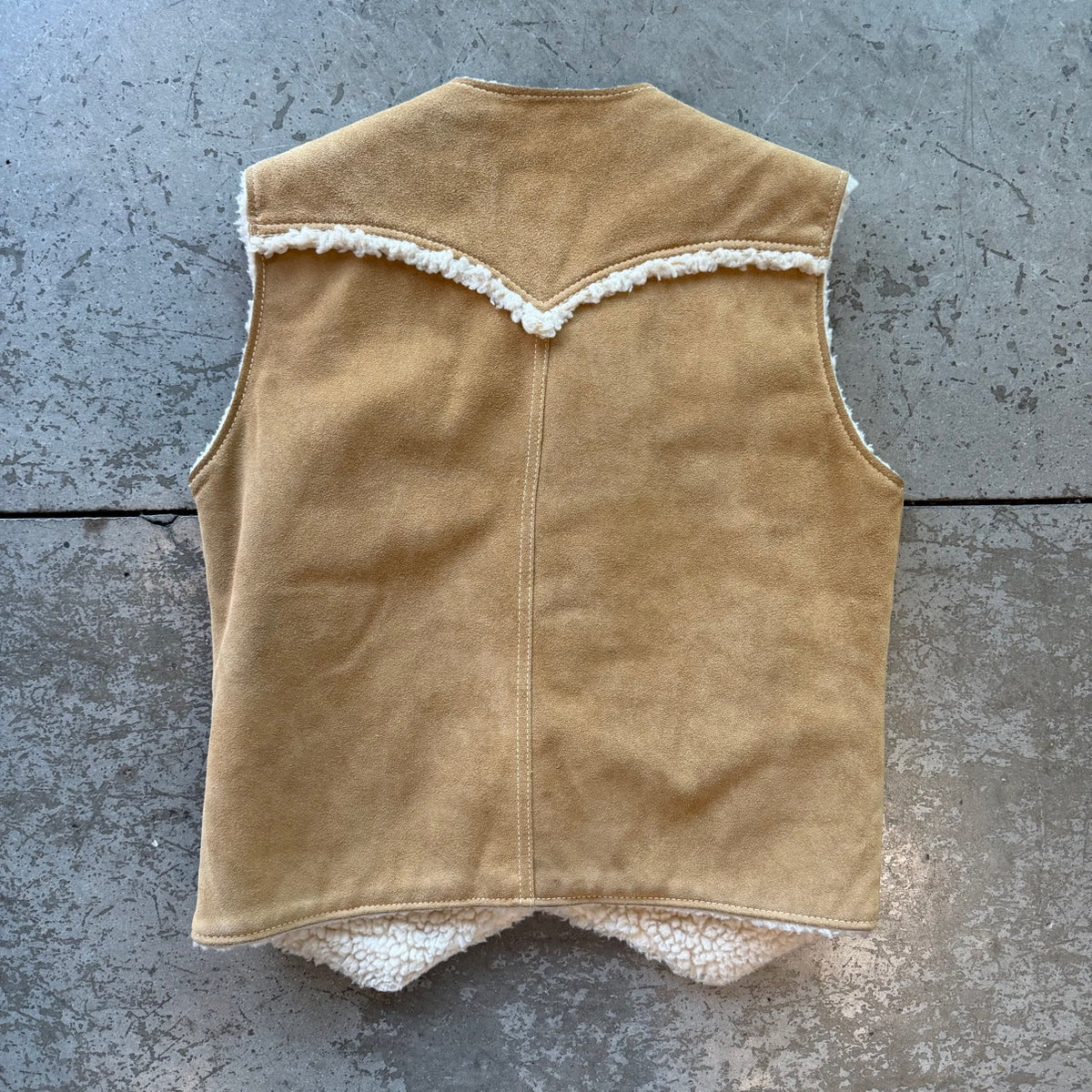 M Levis Suede Sherpa Vest