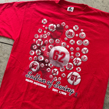 L 1998 Mark McGwire Sultan Of Swing Tee