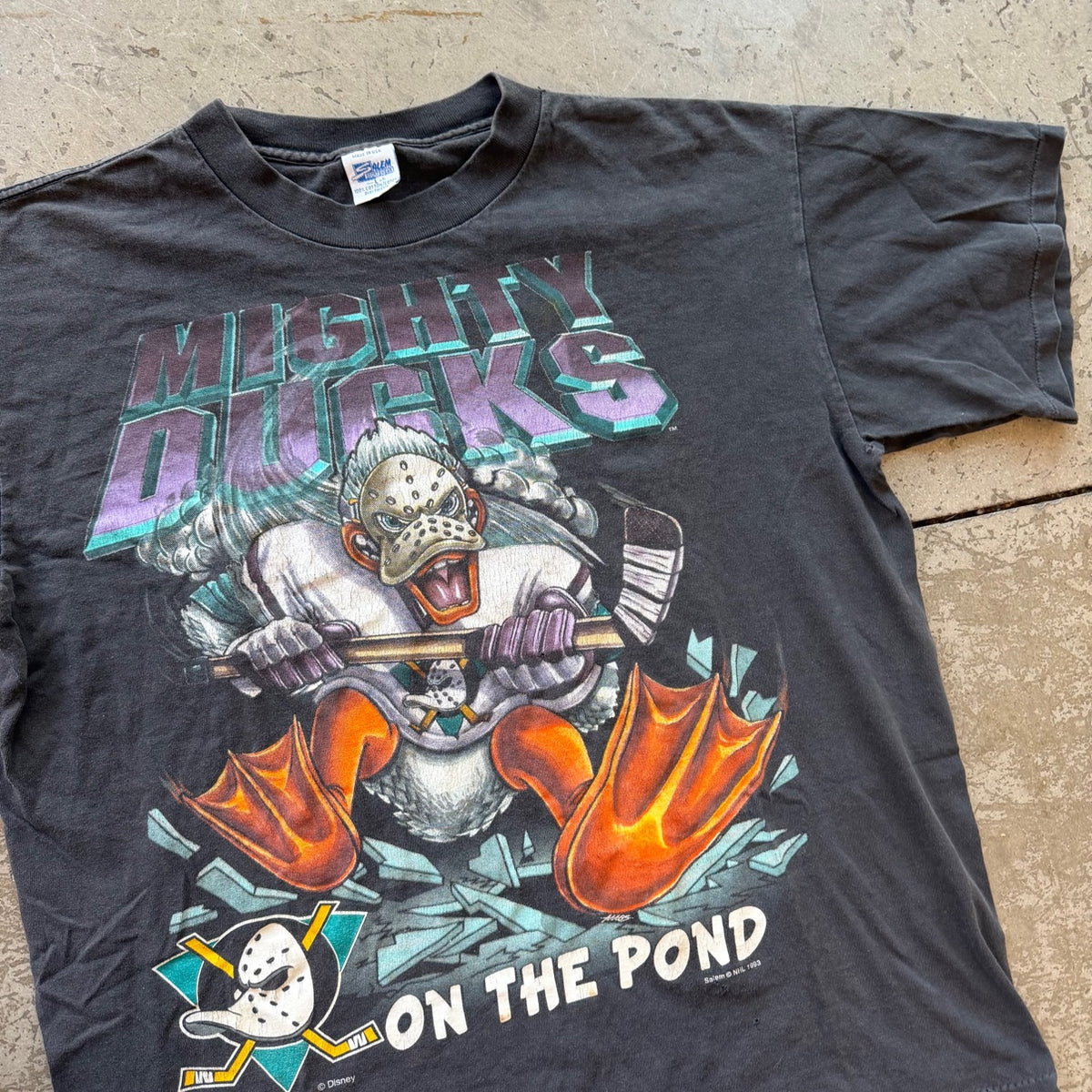 L 1993 Mighty Ducks On The Pond Tee