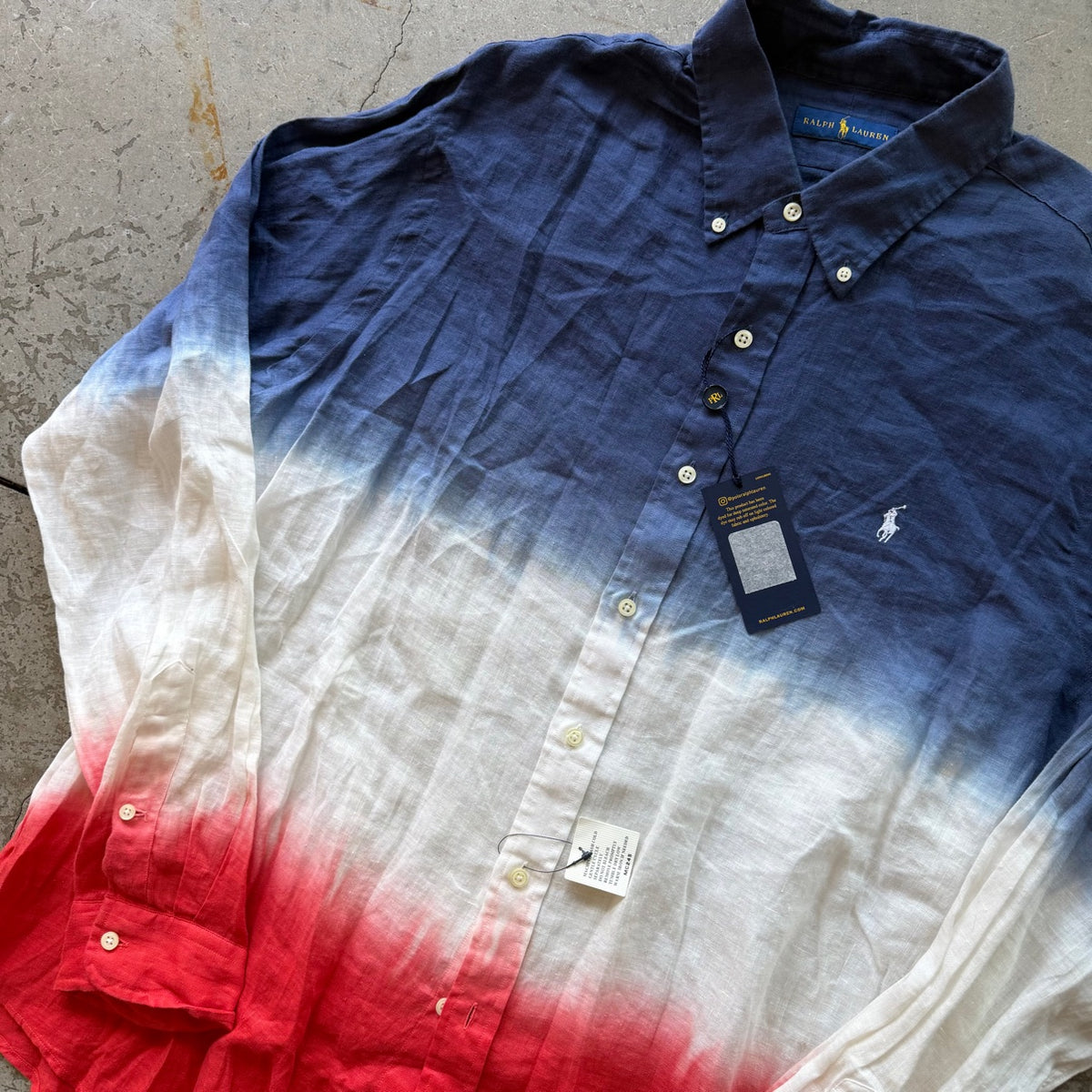 XXL Ralph Lauren Ombre Button Up