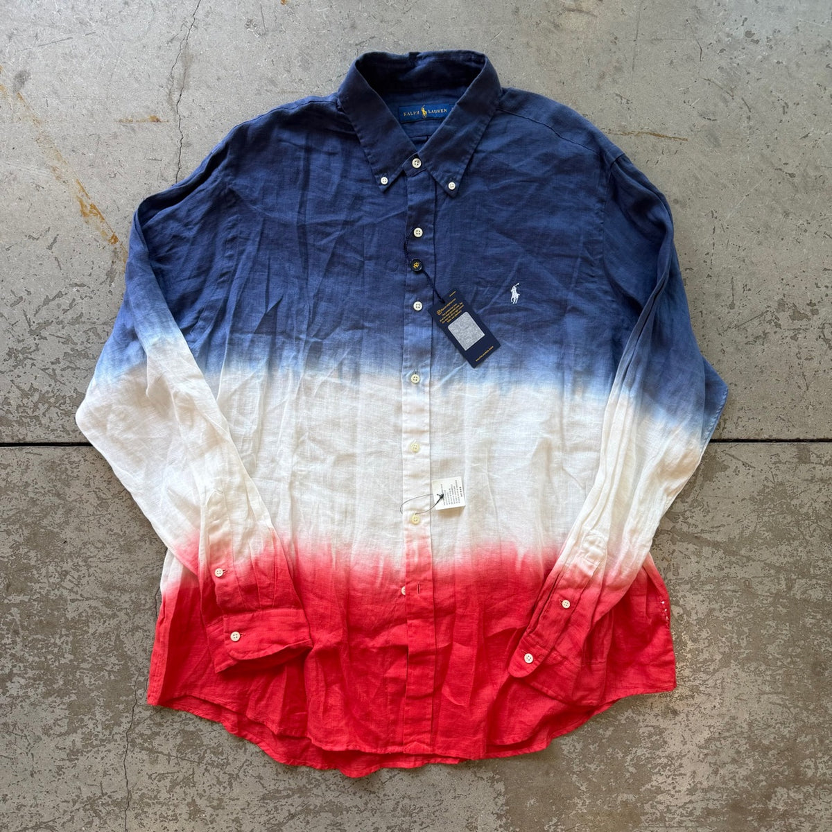 XXL Ralph Lauren Ombre Button Up