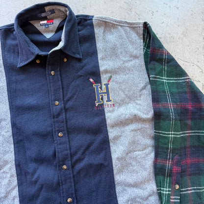 L Tommy Hilfiger Colorblock Flannel Shirt